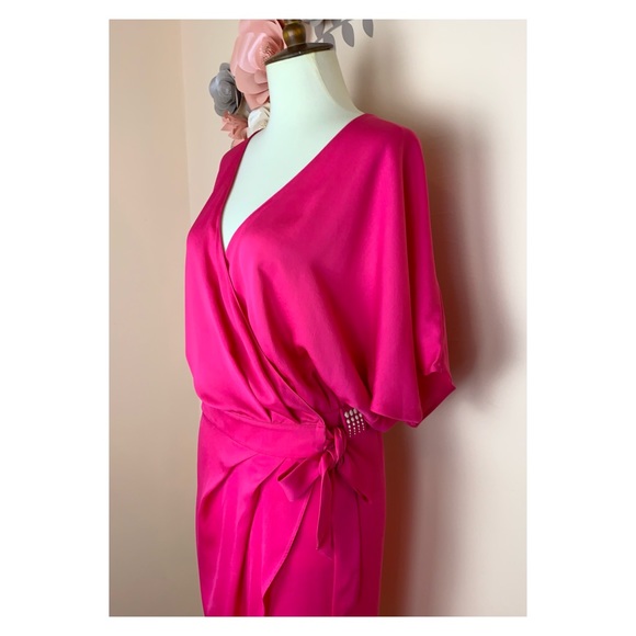 New Rare LA PERLA Beyond The Beach Silk Wrap Dress - Picture 5 of 12